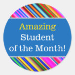 [ Thumbnail: Colorful "Amazing Student of The Month!" Sticker ]