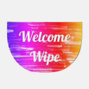 Colorful Ambre Welcome Wipe Doormat