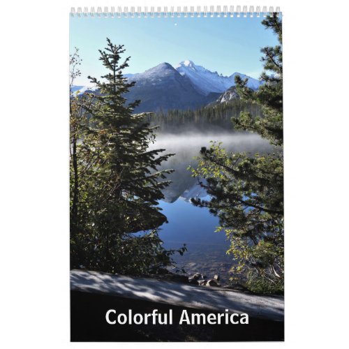 Colorful America Scenic Calendar