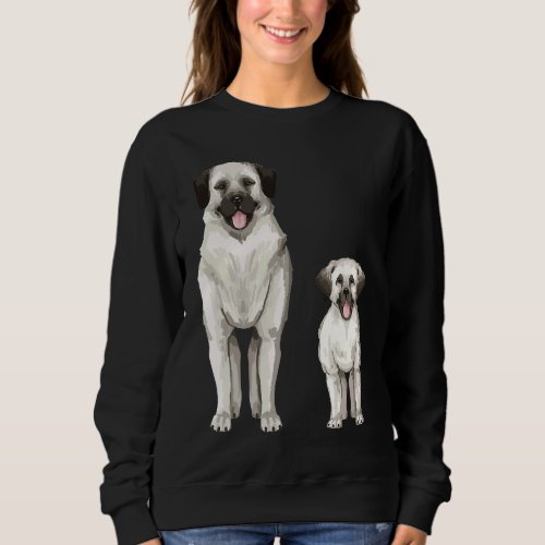 Colorful Anatolian Shepherds Dog Realistic Animal Sweatshirt
