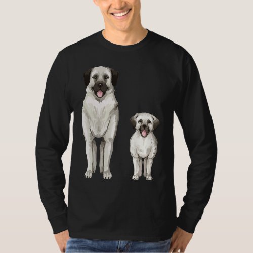 Colorful Anatolian Shepherds Dog Realistic Animal T_Shirt