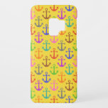 Colorful Anchor Pattern Retro Nautical Case-Mate Samsung Galaxy S9 Case<br><div class="desc">This pretty nautical anchor pattern design phone case is made in bright retro colors,  ranging from a golden yellow to brown,  pink,  purple,  red,  orange,  green and gray. It’s a seamless pattern for anyone who loves the sea / ocean,  sailing and bold,  beautiful colors.</div>