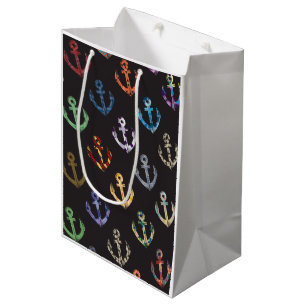 Colorful Anchors Medium Gift Bag