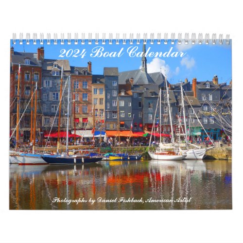 Colorful and Beautiful 2024 Boat Calendar