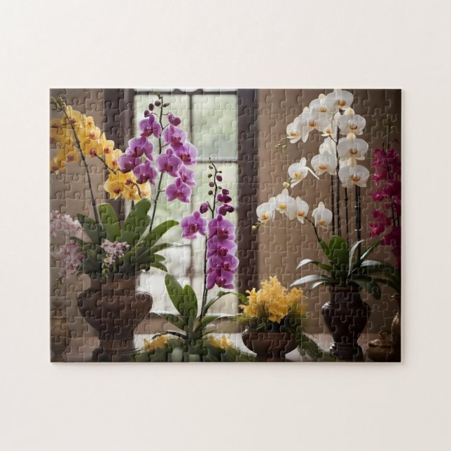 Colorful and beautiful collection of flowers jigsaw puzzle (Horizontal)
