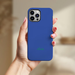 Colorful and Bold | Blue and Green iPhone 13 Pro Max Case