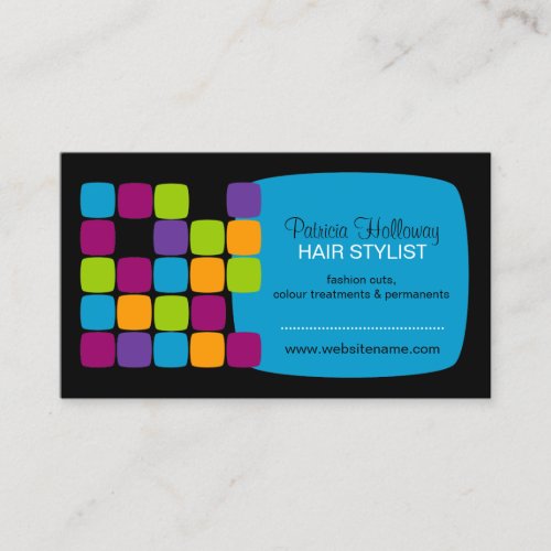Colorful and Bold Squares Business Cards