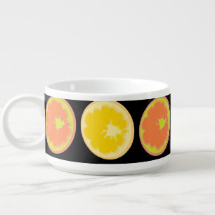 Colorful and Bright GrapeFruit Slices  Bowl