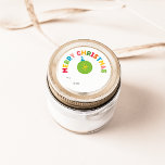 Colorful and Bright Merry Christmas Gift Classic Round Sticker<br><div class="desc">Capture the joy and magic of the holiday season with this unique and festive, colorful and bright Merry Christmas gift classic round sticker. Its simple yet fun design features a rainbow color palette of red, green, yellow, blue, orange, and pink, creating a vibrant and cheerful atmosphere. The creative and minimalist...</div>