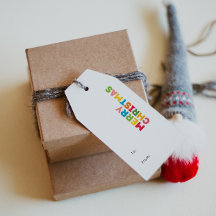 Colorful and Bright Merry Christmas To and From