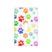 Colorful and Cute Pet Paws Pattern Light Switch Cover (Front)