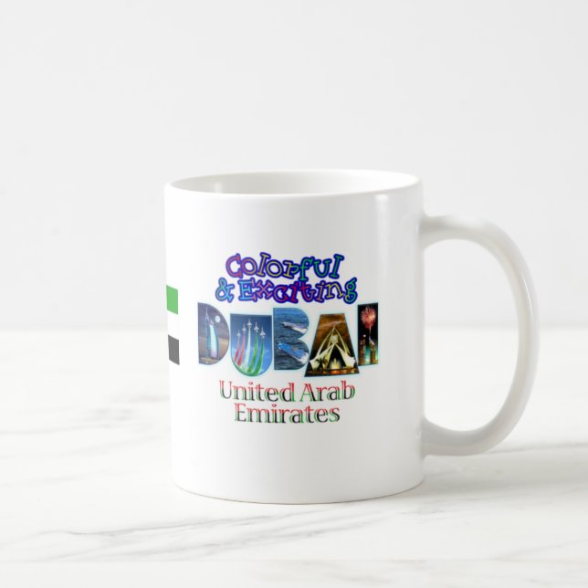 Colorful and Exciting Dubai Coffee Mug (Right)
