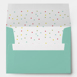 Colorful and Festive Confetti Dots II Envelope