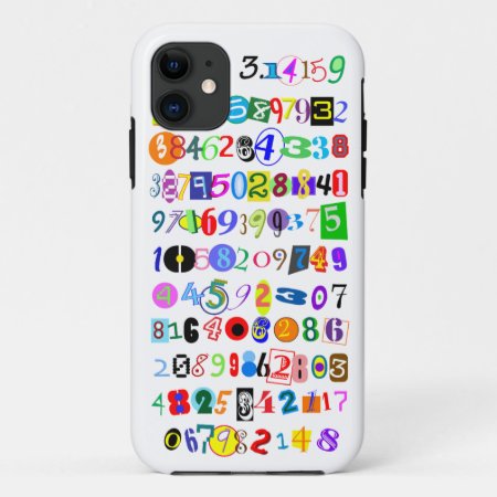 Colorful And Fun Depiction Of Pi Calculated Iphone 11 Case
