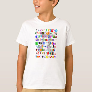 Colorful and Fun Depiction of Pi T-Shirt