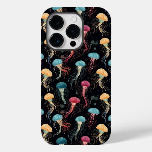 Colorful and Graceful Jellyfish  Case_Mate iPhone 14 Pro Case