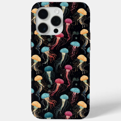 Colorful and Graceful Jellyfish  iPhone 15 Pro Max Case