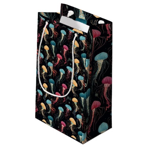 Colorful and Graceful Jellyfish  Small Gift Bag