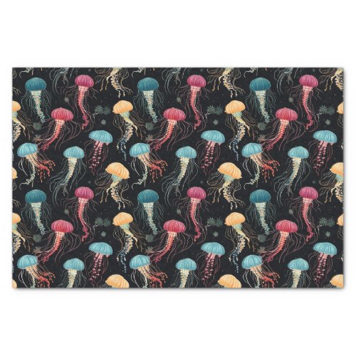 Colorful and Graceful Jellyfish  Tissue Paper