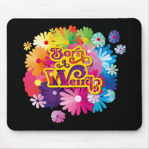 Colorful and weird mouse pad