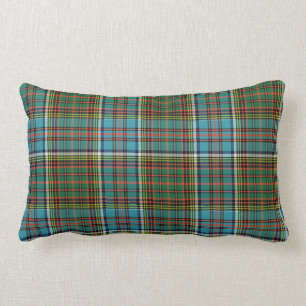 Colorful Anderson Tartan Plaid Lumbar Pillow