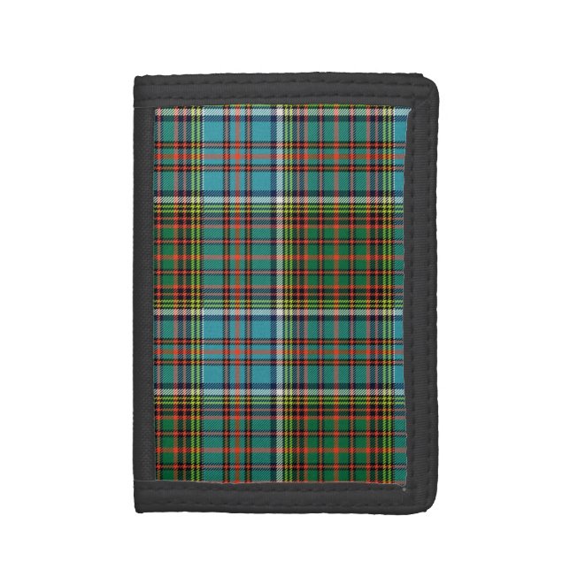 Colorful Anderson Tartan Plaid Wallet (Front Vertical)