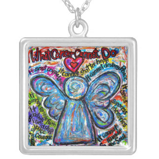Colorful Angel Cancer Cannot Necklace Jewelry
