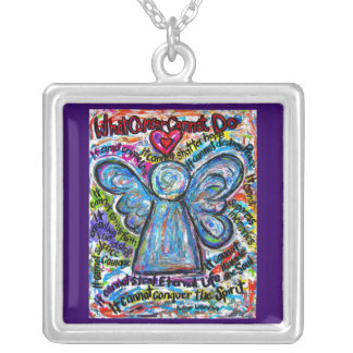 Colorful Angel Cancer Cannot Necklace Jewelry