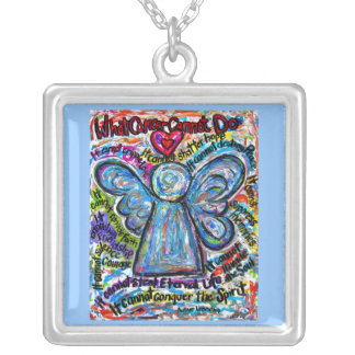 Colorful Angel Cancer Cannot Necklace Jewelry