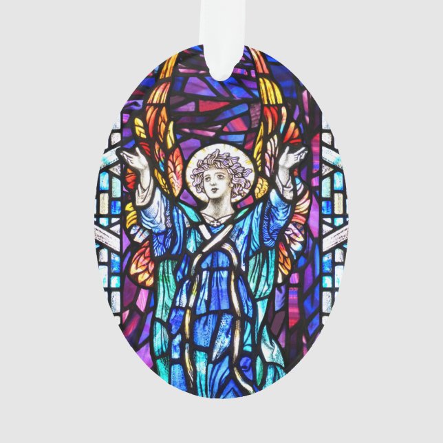 Colorful Angel Ornament (Back)