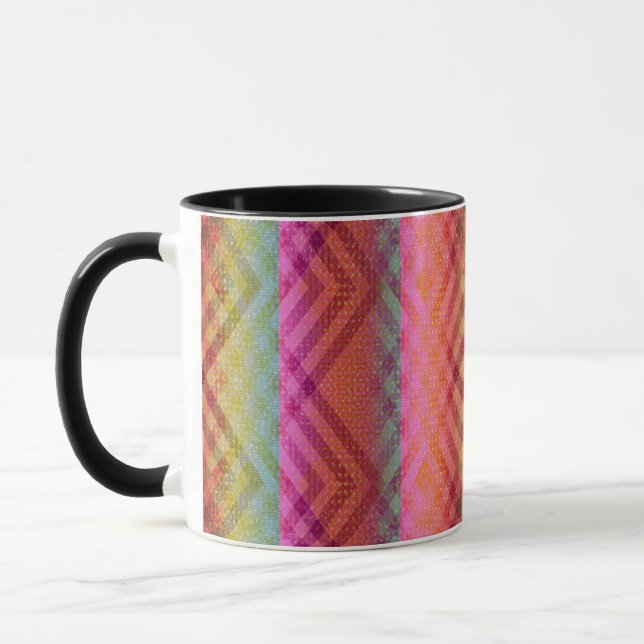 Colorful Angles Mug (Left)