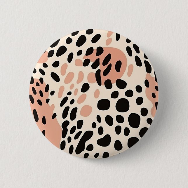 Colorful Animal Print 02 Button (Front)