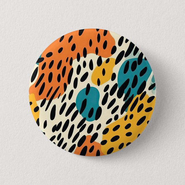 Colorful Animal Print 11 Button (Front)