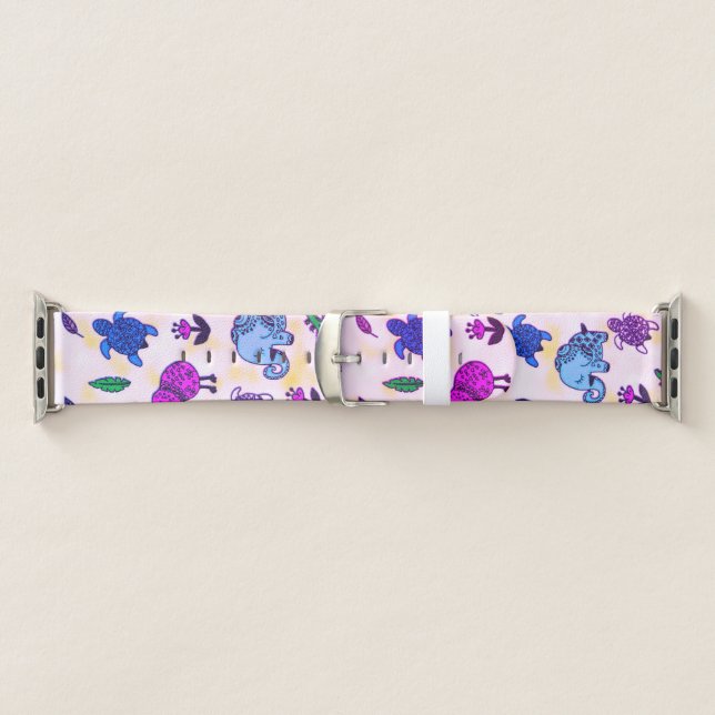 Colorful Animal Print Apple Watch Band (Band)