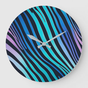 Colorful Animal Print Art Wall Clock