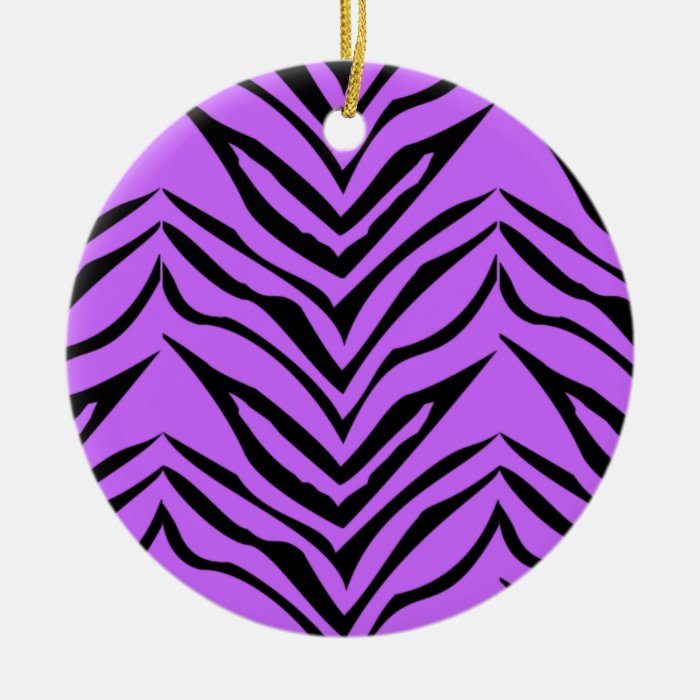 Colorful Animal Print Ornament