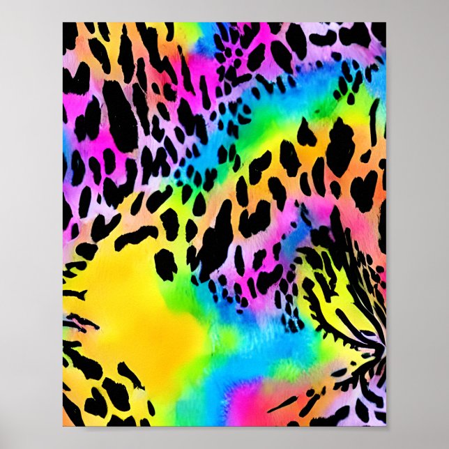 Colorful Animal Print Pattern (Front)