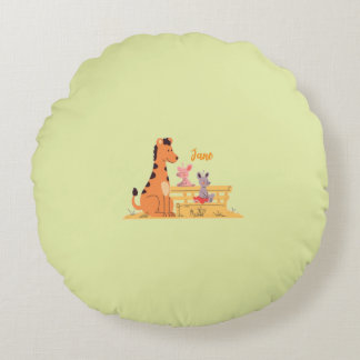 Colorful Animal Print Throw Pillow