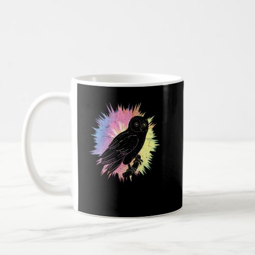 Colorful Animal  Wise Bird Forest Owl  Coffee Mug