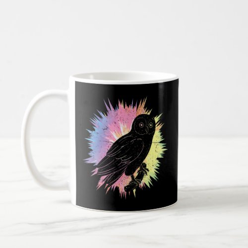 Colorful Animal  Wise Bird Forest Owl  Coffee Mug