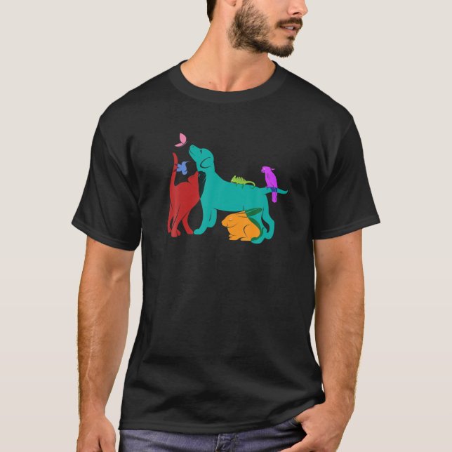 Colorful Animals T-Shirt (Front)