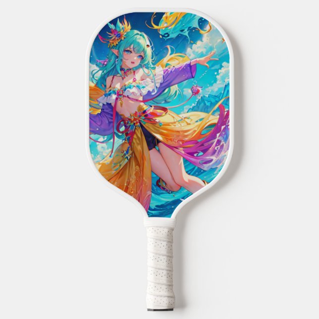 Colorful/anime/cartoon  pickleball paddle (Front)