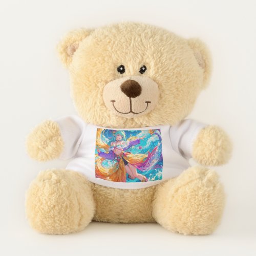 Colorfulanimecartoon  teddy bear
