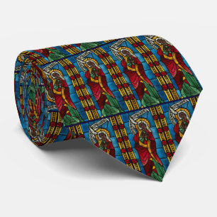 Colorful Annunciation With Mary Neck Tie