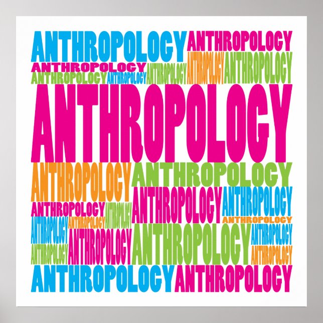 Colorful Anthropology Poster (Front)