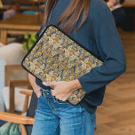 Colorful Antique Faux Tapestry Floral Pattern Laptop Sleeve<br><div class="desc">Keep your new electronic device safe from scuffs and scratches with this protective snug cell phone case, made with a classy contemporary colorful tapestry fabric looking floral pattern design. Beautiful, modern and cool cover for the trend-savvy and art-loving hip trendsetter, vintage retro look style motif lover who wants to protect...</div>