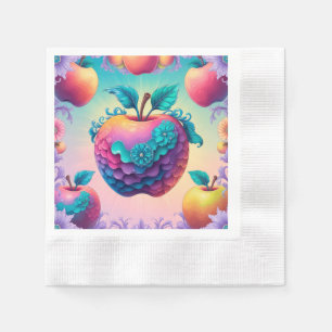 Colorful apple napkins