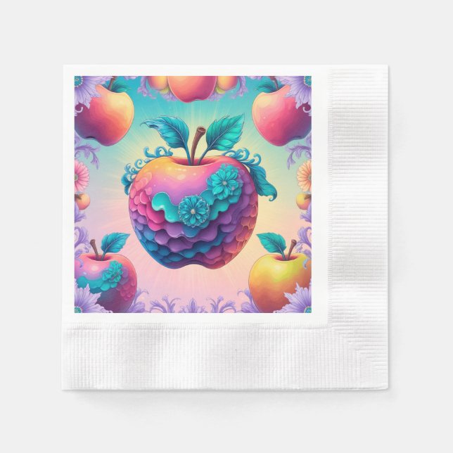 Colorful apple napkins (Front)
