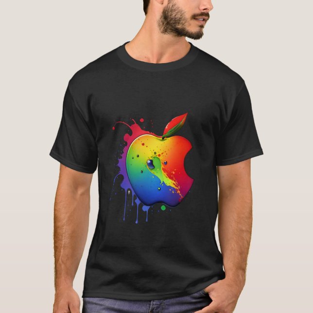Colorful Apple T-Shirt (Front)