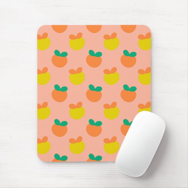 Colorful Apples  Mouse Pad (With Mouse)